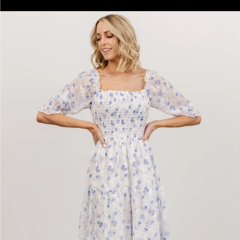 Baltic Born Fabian Jacquard Midi Dress